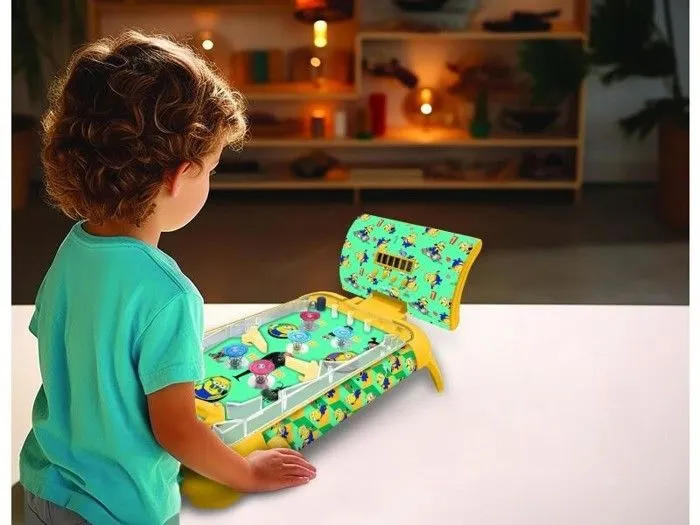 Flipper électronique de table Les Minions avec un superbe design, des sons, des lumières et un affichage du score sur écran-4