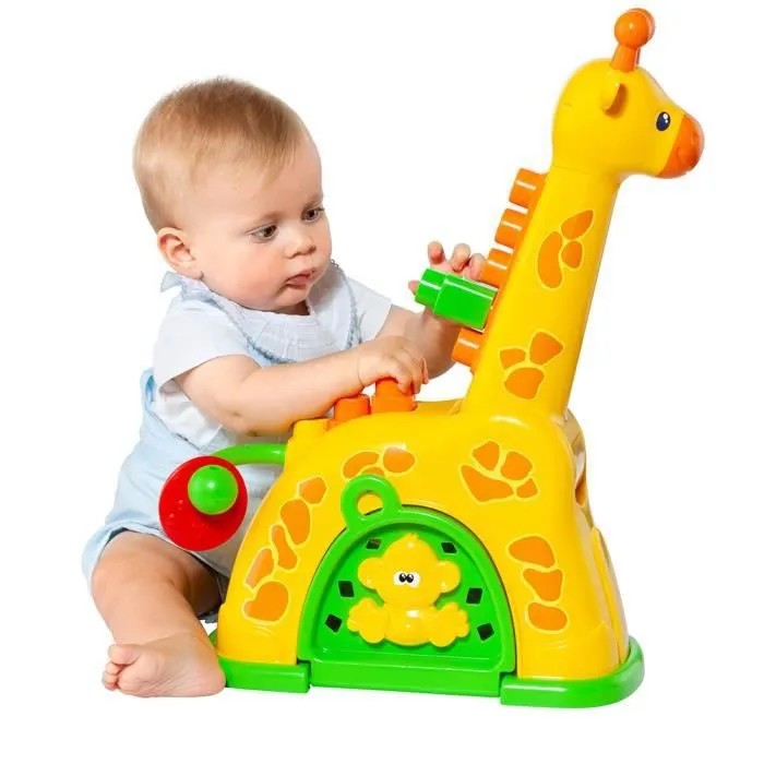 Jouet éducatif - Moltó - Girafe Activités Musicales - 15 blocs préscolaires - Mixte - 12 mois et plus-0
