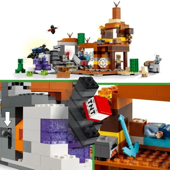 LEGO® Minecraft® 21263 La mine des Badlands - Jouet pour enfants inspiré du jeu vidéo-2