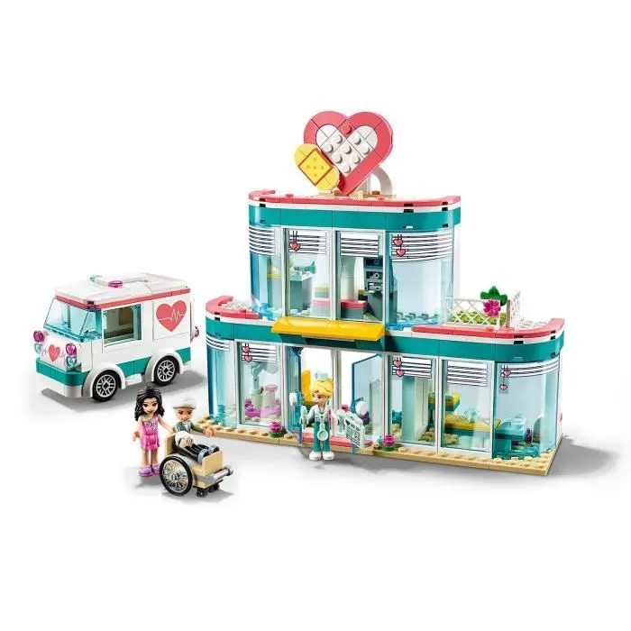 LEGO® Friends 41394 L’hôpital de Heartlake City avec Mini Poupées et Jouet Ambulance, pour Filles et Garçons de 6 ans et +-2