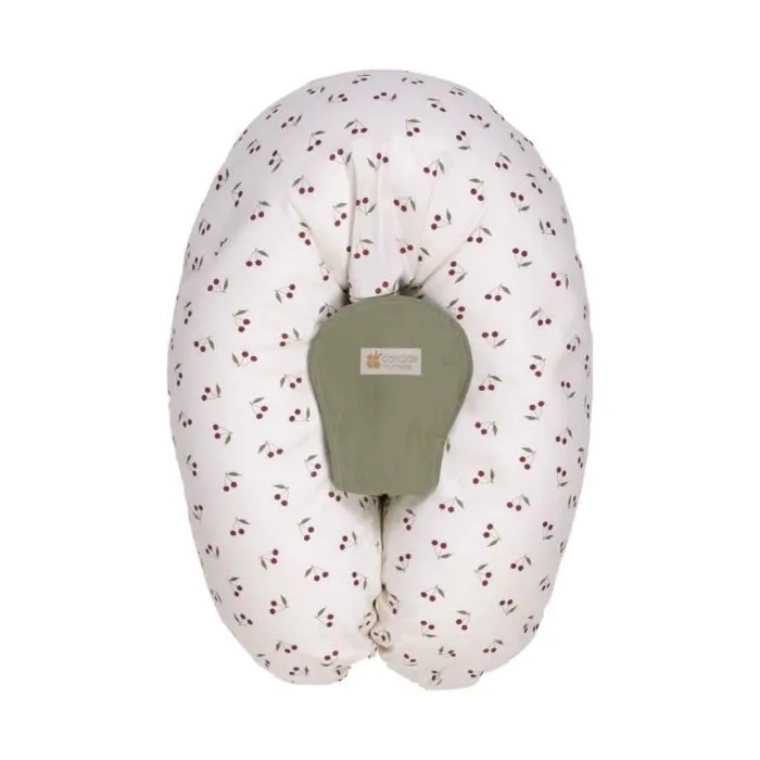 Candide - Coussin d'allaitement et de grossesse 3en1 Multirelax Cerises-0
