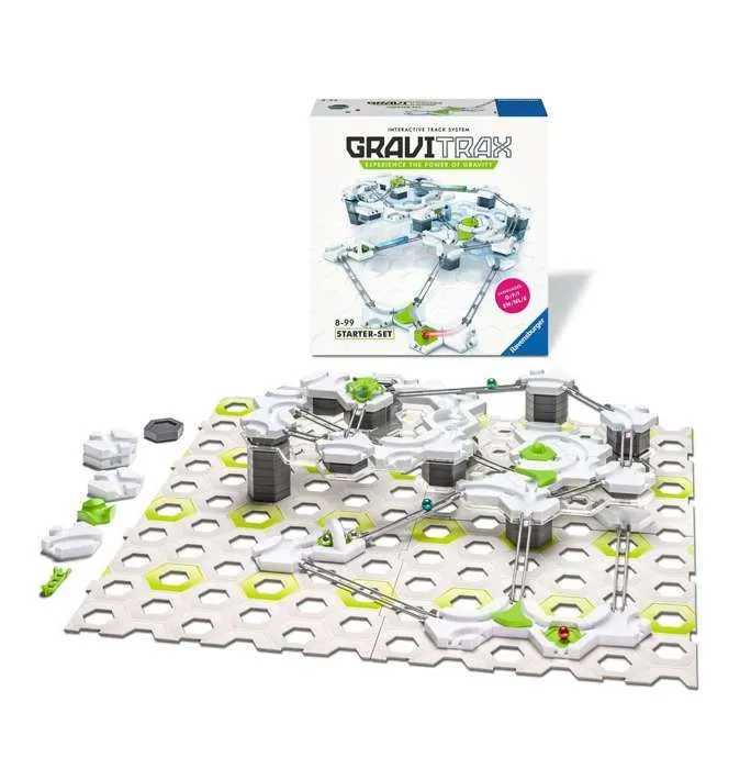 GraviTrax Starter Set - Ravensburger - Circuit de billes créatif - 122 pièces - dès 8 ans-8