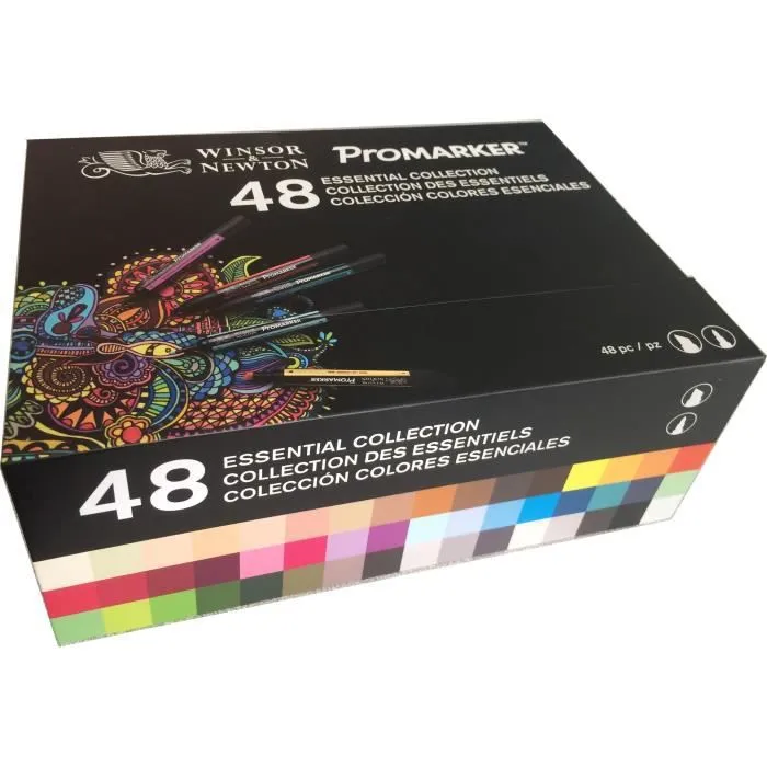 WINSOR & NEWTON Coffret Essentiel 48 ProMarker-1