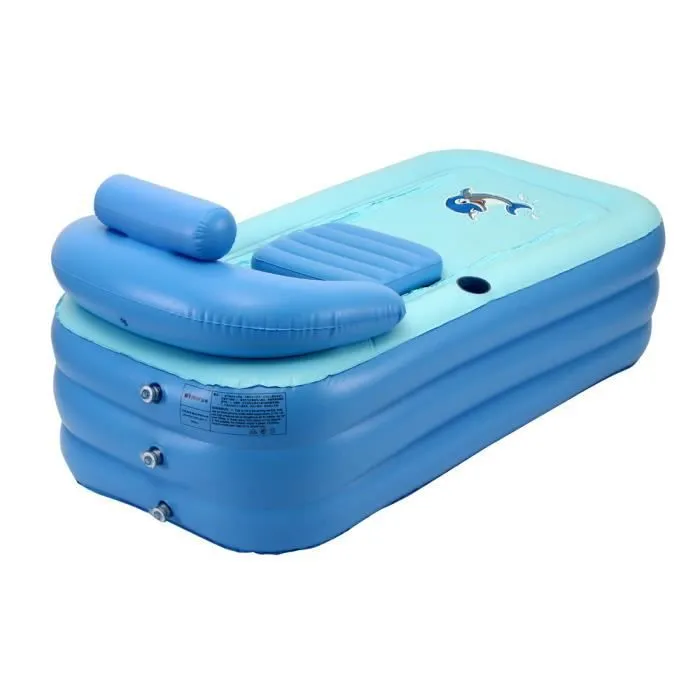 Baignoire Gonflable - Royale - Pliable - PVC Non Toxique - 120x82x48cm - Pour Adultes-2