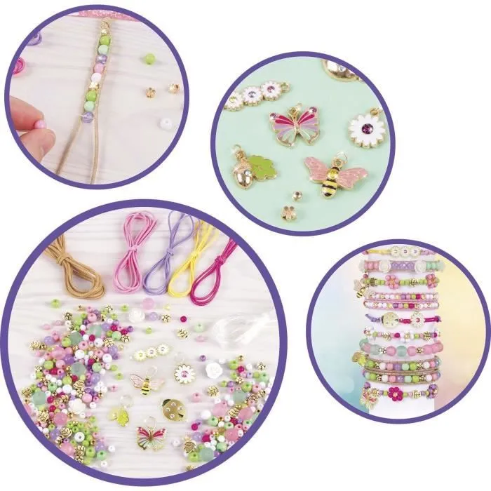 Coffret Bijoux Cristaux De Reve Nature - Make It Real - Fabrication de bijoux enfants - Dès 8 ans - Lansay-2