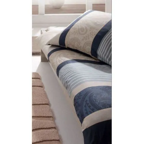 Kleine Wolke 6162271952 Cambridge Parure de lit Taupe 135 x 200 cm-0