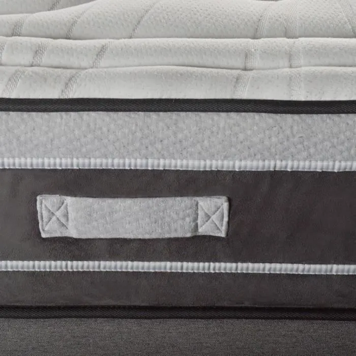 DIVIN - Matelas ressorts ensachés + sommier + accessoires Blanc 140x200 cm-2