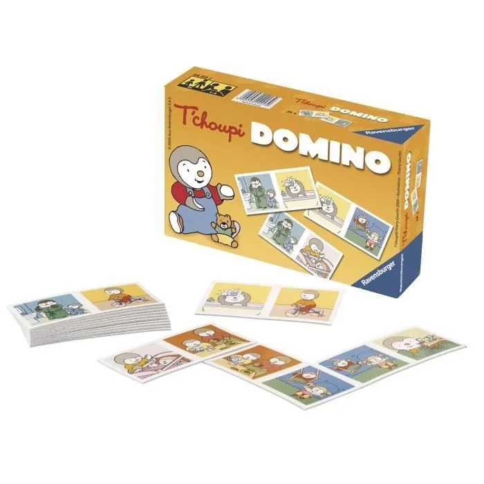Dominos - Ravensburger - T'Choupi - Images de la vie quotidienne - Mixte - A partir de 2 ans-3