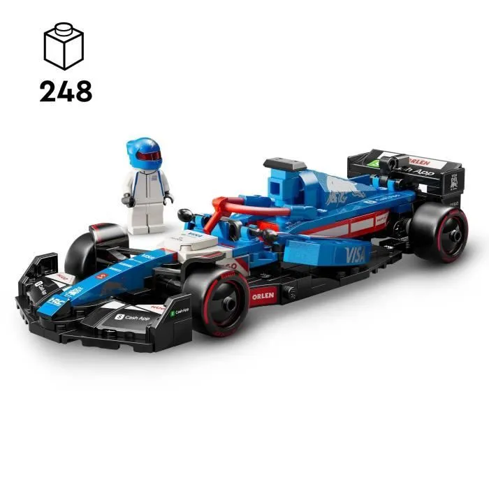 LEGO Speed Champions 77246 Voiture F1 Visa Cash App RB VCARB 01 - Idée cadeau pour adulte-1