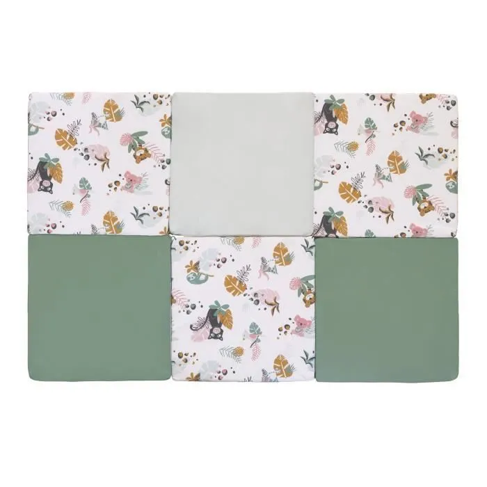 TINEO Maxi Tapis Malin Jungle Buddies 5 en 1 - Evolutif - Déhoussable - 180x200 cm - Nouvelle collection-6