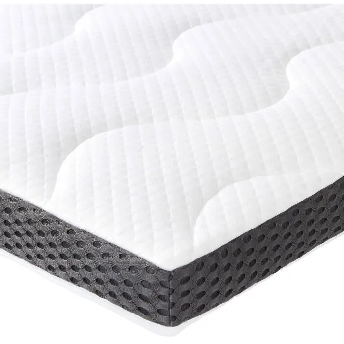 Sur-matelas - AmazonBasics - 7 cm - Mousse de gel mémoire - 140 x 190 cm - 1 personne-0