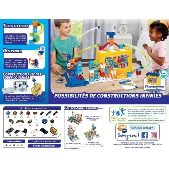 VTECH MARBLE RUSH - BUILD & STORE BOX SET M400-3