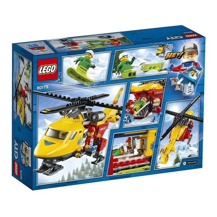 LEGO® City 60179 L'hélicoptère-ambulance-2
