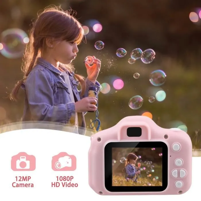 Appareil photo numérique pour enfants - ALLONSCD - Kids Camera - 12MP - 1080p - 32Go-0