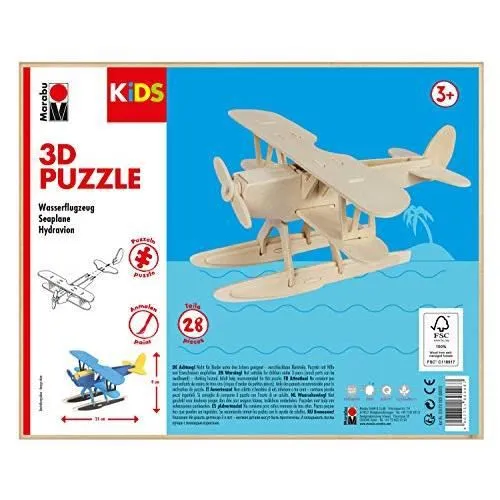 Puzzle 3D pour enfant - Marabu - Dessins animés et BD - 28 pièces - Marron-0