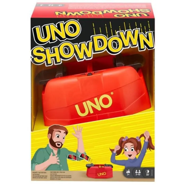 Jeu de cartes UNO Showdown - MATTEL - Rouge - 7 ans et plus - Intérieur - 2 joueurs ou plus - 10 min-1