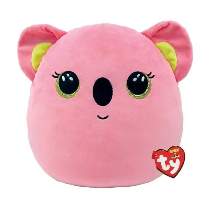 Peluche - TY - Ty Squish a Boo Poppy Koala 31cm - Blanc - Gris et blanc - Intérieur - Enfant - Mixte-0