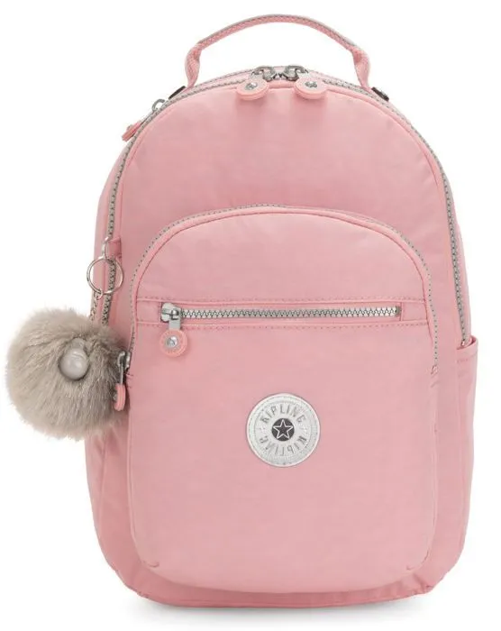 Sac à dos - Kipling - Seoul Backpack S - Rose - 25x35x11 cm - 440g-0