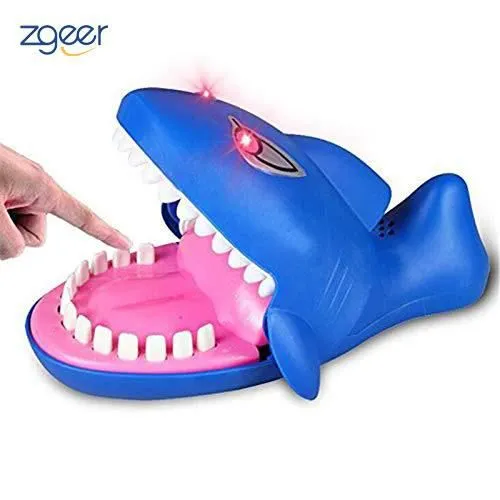 Électrique Crocodile Dentiste Jeux de Société pour Enfant / Shark Dentist Jeu pour enfants  / Shark Attack - Attaque du Requin - Ble