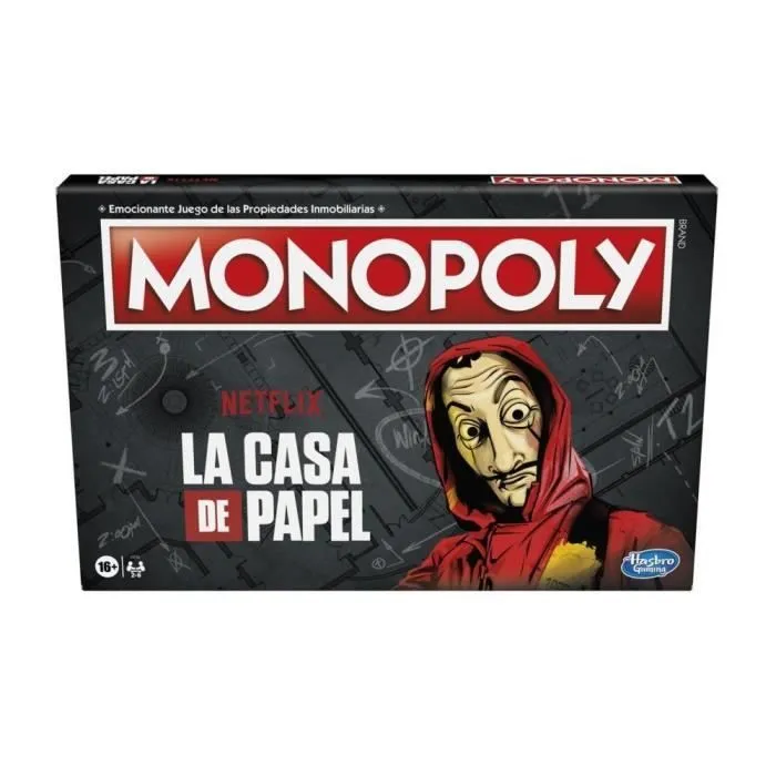 Monopoly La Casa de Papel - HASBRO GAMING - Jeu de société - 2 à 6 joueurs - Inspiré de la série Netflix-2