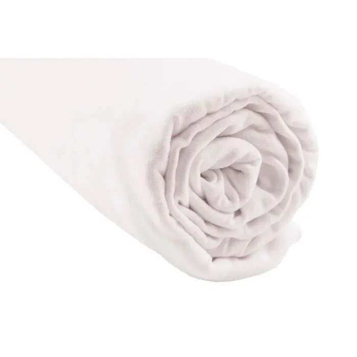 Lot de 3 draps housse coton bio 60x120 blanc écru noisette-1