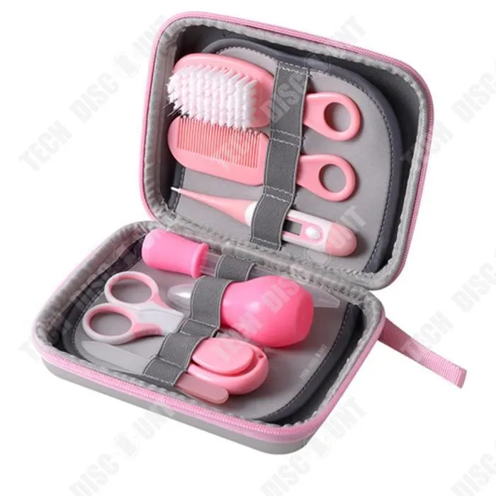 TD® Bébé soins ongles coupe-ongles ciseaux aspirateur Nasal mangeoire compte-gouttes mangeoire ongles bébé eau Thermostat ensemble-0