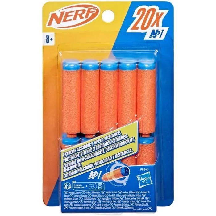 Nerf N Series 20 fléchettes N1-0