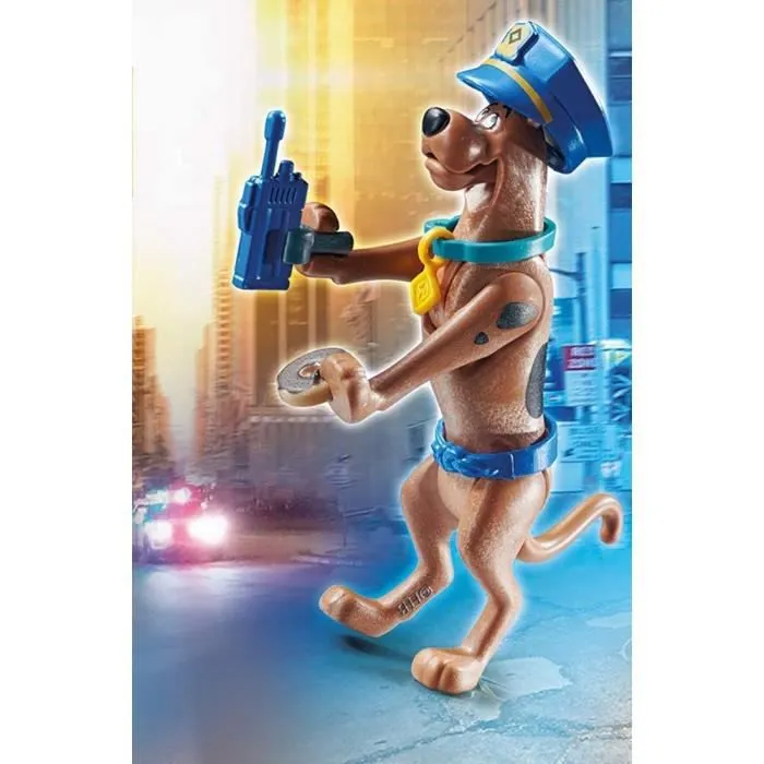 PLAYMOBIL - 70714 - SCOOBY-DOO! Policier - Figurine de collection Scooby-Doo en tenue de policier-1