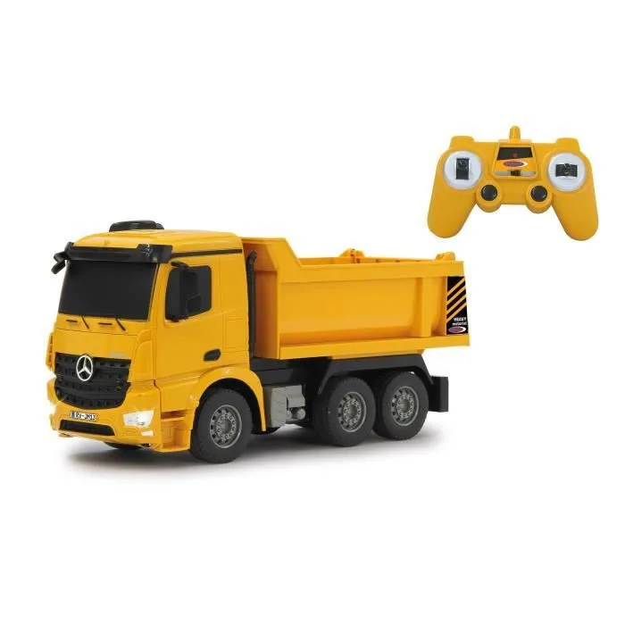 Camion Benne Mercedes Arocs 1:26 2, 4G - Jamara - Extérieur - Jaune-0