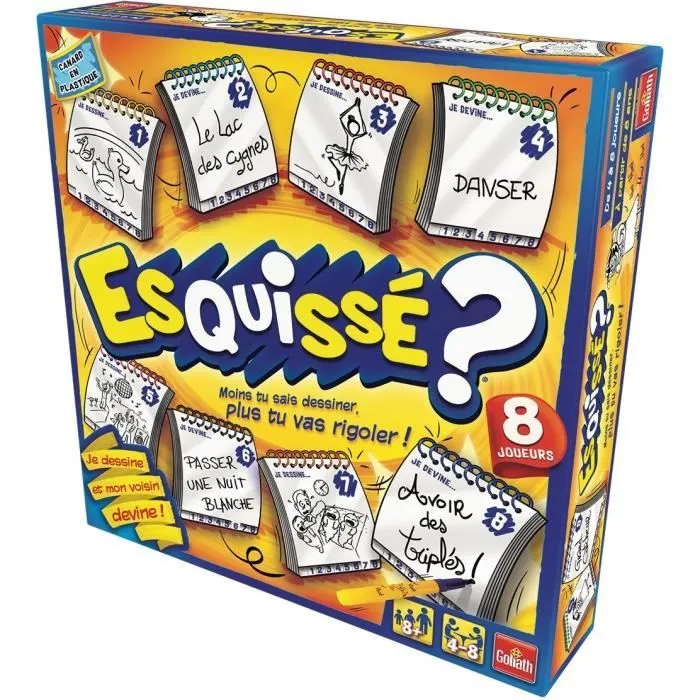Jeu d'ambiance Esquissé 8 joueurs de Goliath-1