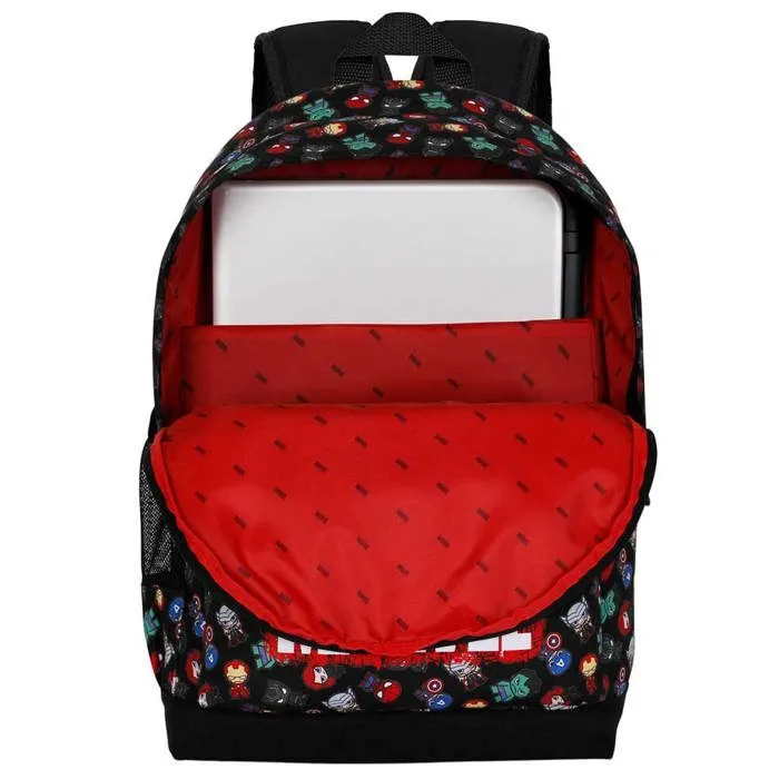 Sac à dos HS PLUS - Marvel Avengers Chibi - Noir - Taille Unique-3