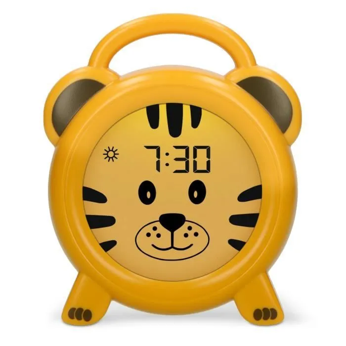 Réveil éducatif et veilleuse pour enfants - Alecto BC100TIGER-0