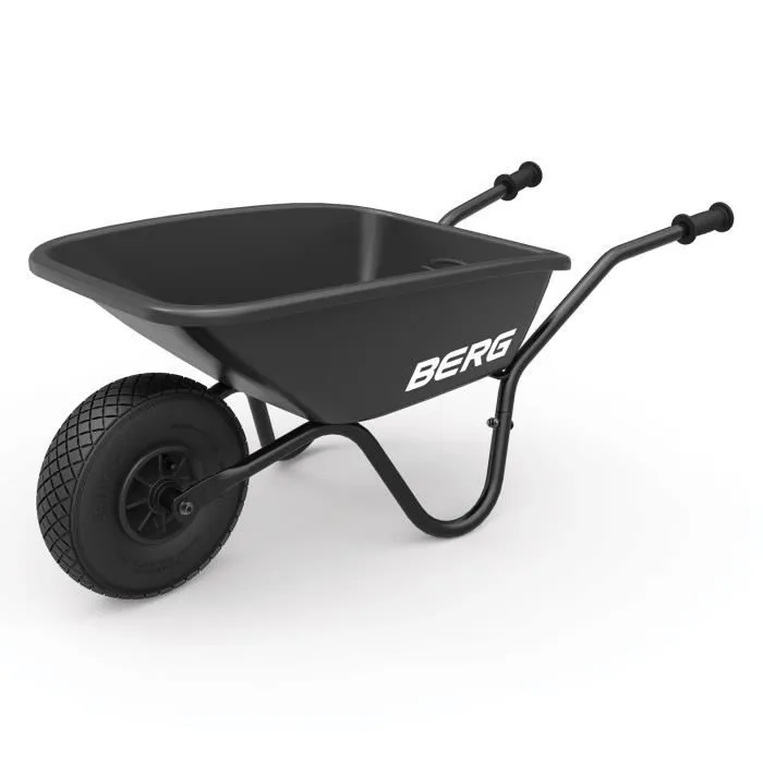 BERG Brouette Dempy noir | Jouets d'extérieur, Garçons et Filles, Adaptés à partir de 5 Ans-Poids max 25kg-Poids produit de 6kg. Dim-0