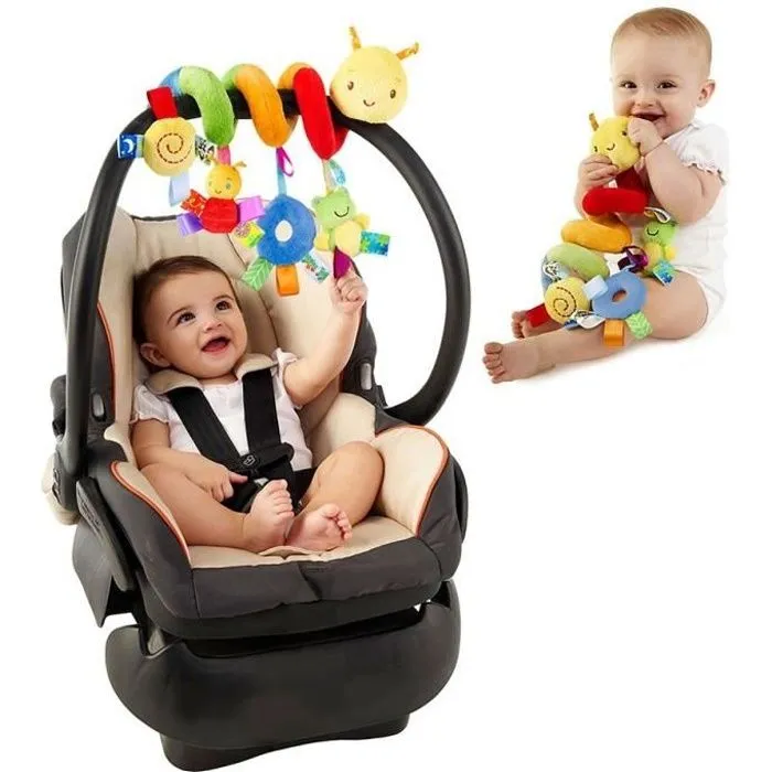 Jouet De Première Age Hochets Jouets Pour Poussette Portique D'éveil Bébé Jouet Peluche Accroché Suspendu Lit-0