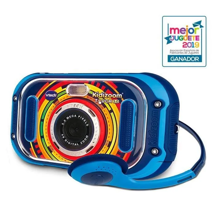 Appareil Photo numérique Enfant VTECH Kidizoom Touch 5.0 - Bleu - 10-en-1 - Ecran Tactile - 5 mégapixels-1