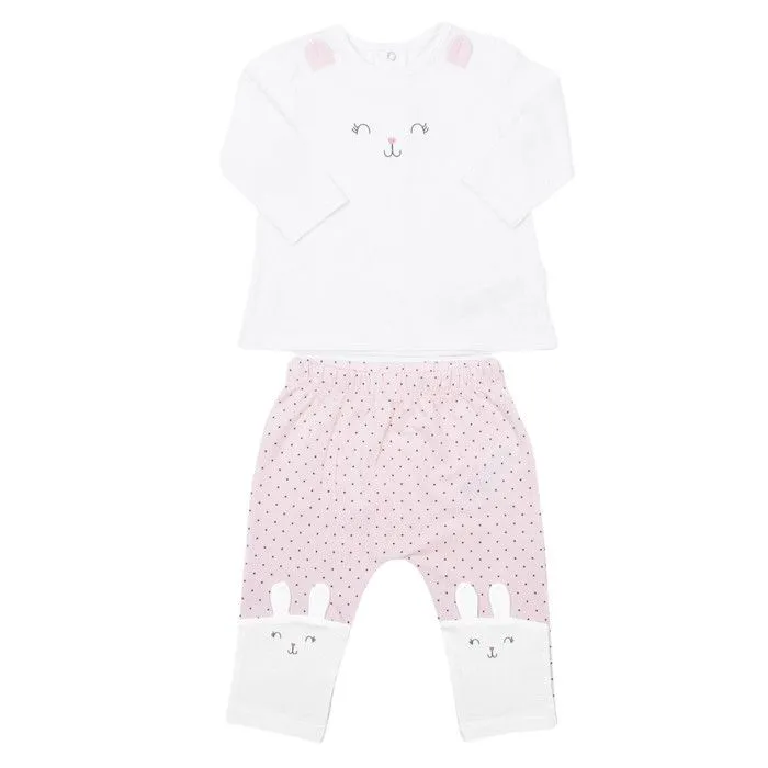 Pyjama bébé 2 pièces en coton bio LAPIN-0