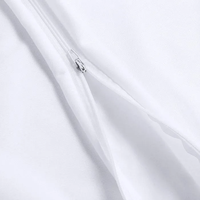 Lot de 2 protège oreiller éponge imperméable absorbant 63 x 63 cm-3