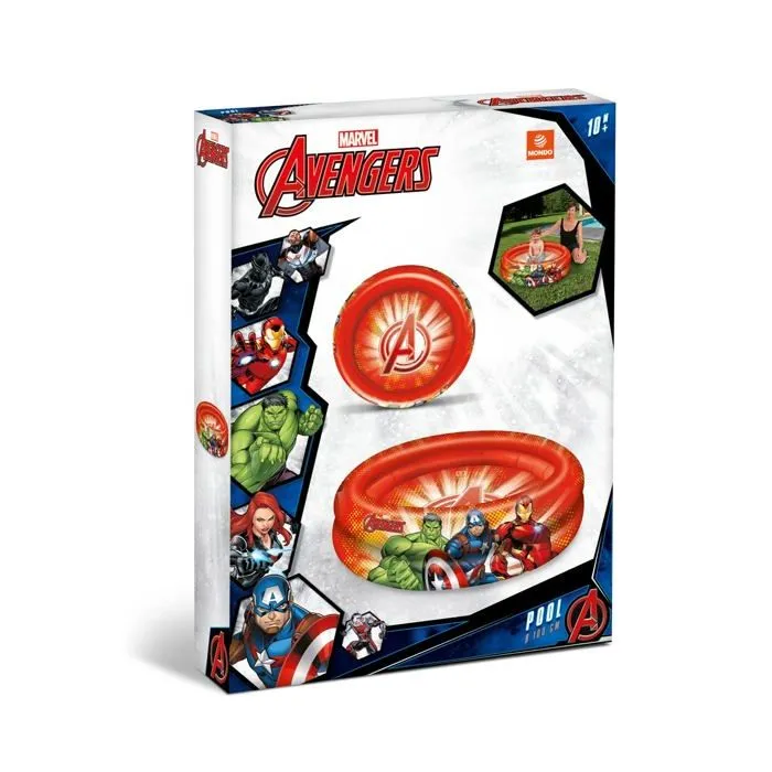 Mondo - 16913 - POOL 2 RINGS AVENGERS - Toys - Marvel Avengers - Jeux d'eau pour enfants-1
