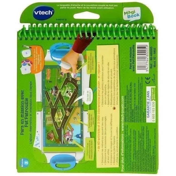 Livre Interactif Magibook - VTECH - La Pat' Patrouille - Niveau 2 - 32 pages illustrées-1