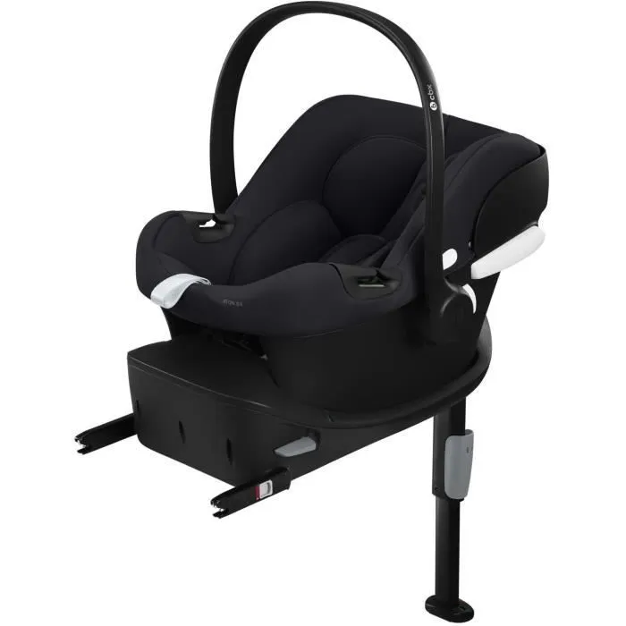 Siège auto CYBEX Aton B2 i-Size + Base One - Groupe 0+ - Isofix - Volcano Black-0