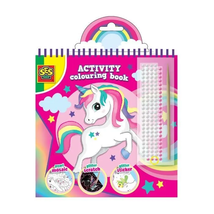 Cahier d’activités de coloriage à paillettes 3 en 1-0