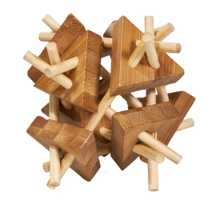 Casse-tête en bois Bamboo : Triangle-1