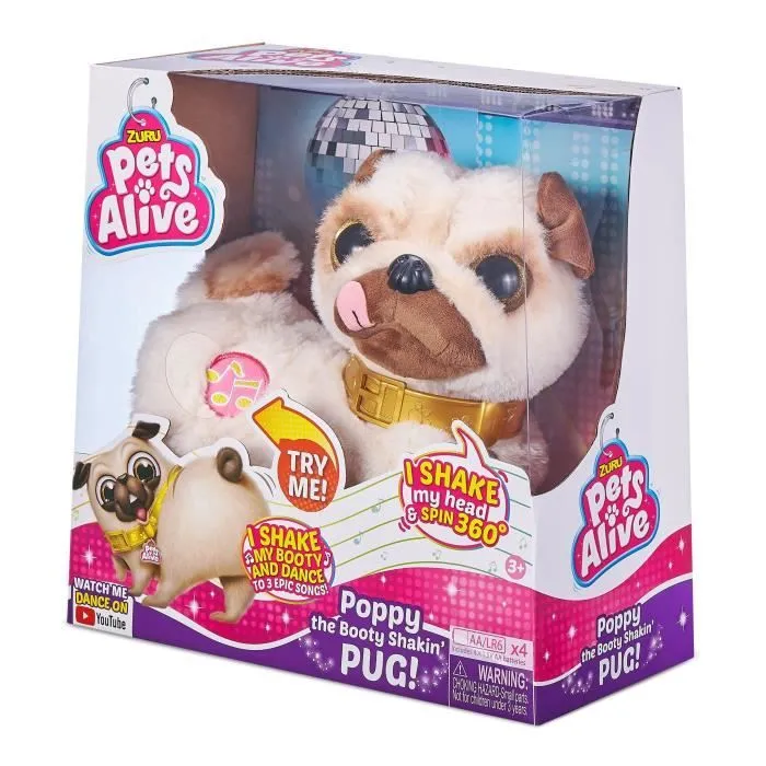 PETS ALIVE ROBOTIC PUG - Le Bouledogue dansant-1