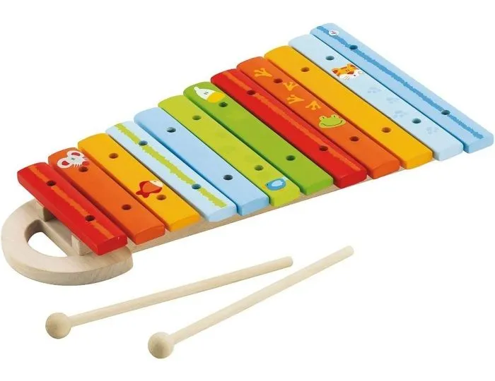 Instrument de musique - SEVI - 81855 - Xylophone - Touches en bois - Sons doux et délicats-1