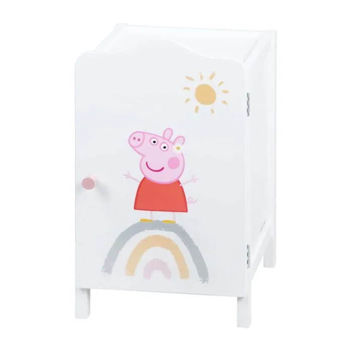 Armoire pour Vêtements de Poupée Peppa Pig - ROBA - Blanc / Rose - H 52 x L 31 x P 25 cm-5