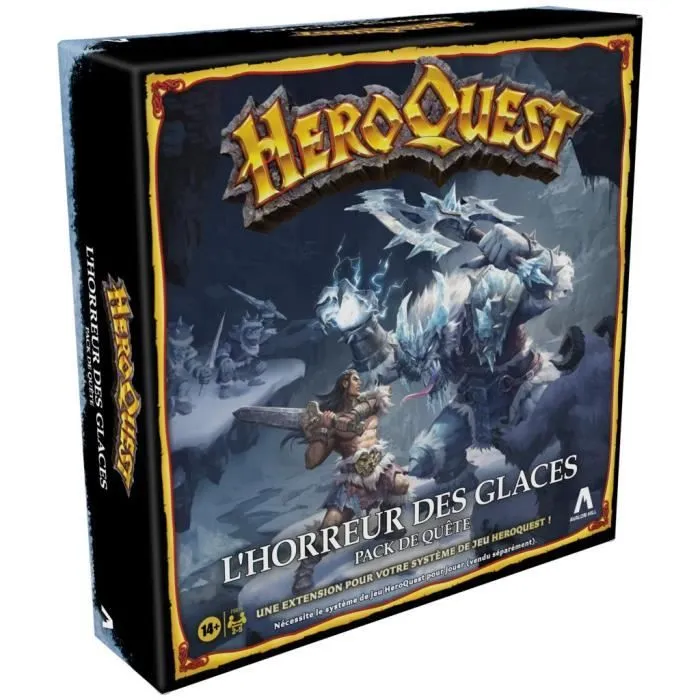 HeroQuest, extension L'horreur des glaces, à partir de 14 ans, système de jeu HeroQuest requis - Avalon Hill-5