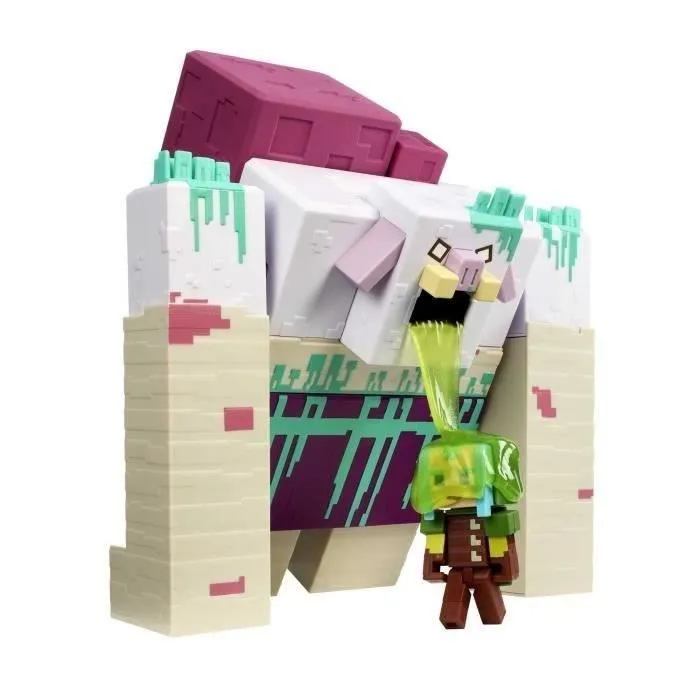 Figurine Minecraft Le Dévoreur - Mattel - HNC08 - 25cm - Crache du slime-7