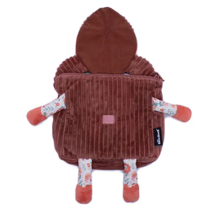 LES DEGLINGOS - Sac à Dos Velours Melimelos La Biche Enfant-0