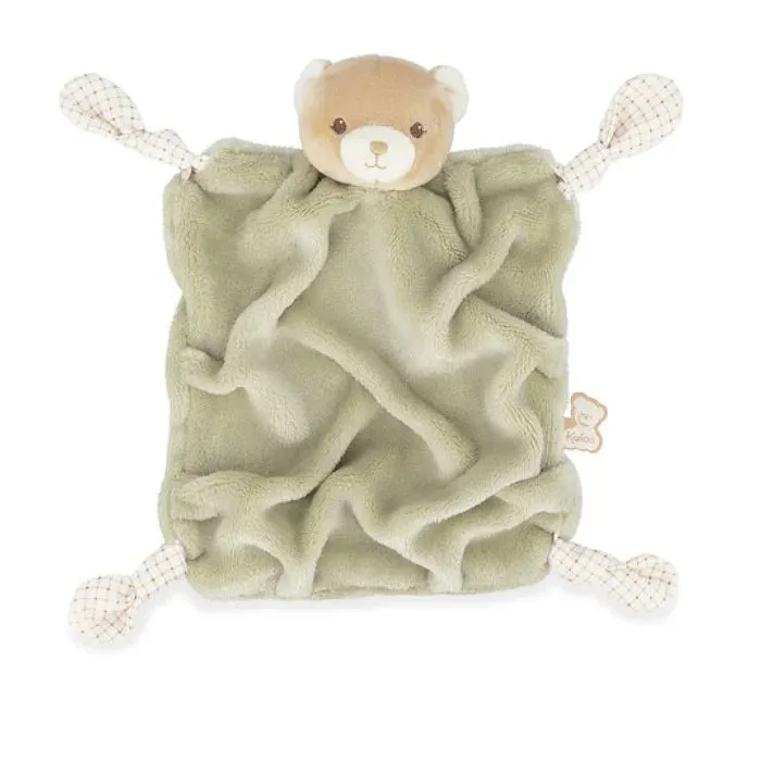 - Doudou chiffon Ours Vert-1