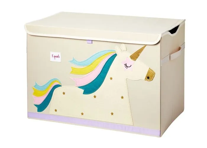 3 Sprouts - Coffre à jouets Licorne - ELEMENTS FOR KIDS-0